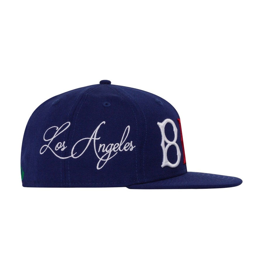 Men Black Scale Hats | Bk X La Dodgers New Era Blue