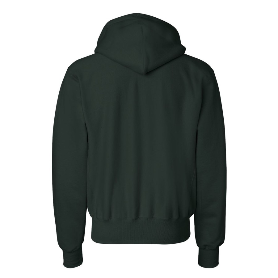 Men Black Scale Sweatshirts | Bs Sf Qs Champion Hooded Sweatshirt Hunter Green