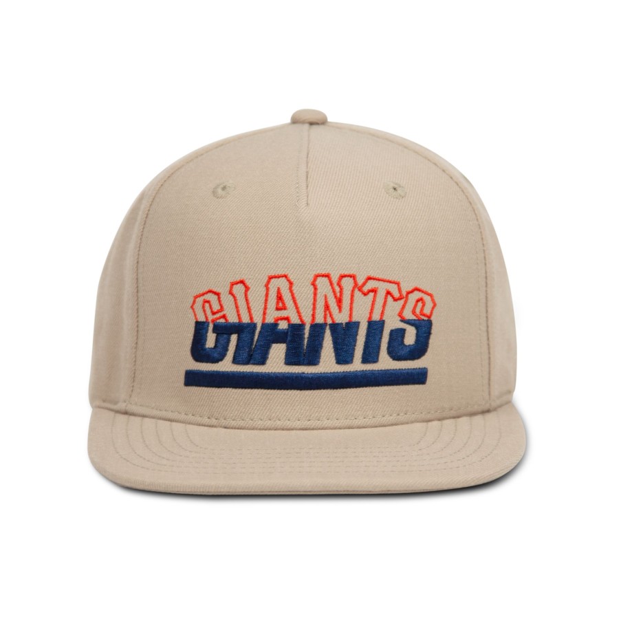 Men Black Scale Hats | Giants Qs 5-Panel Khaki