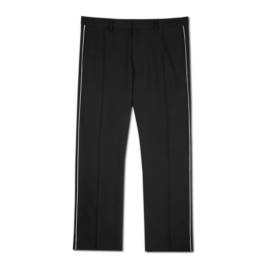 Men Black Scale Pants | Bs Flared Pant Black