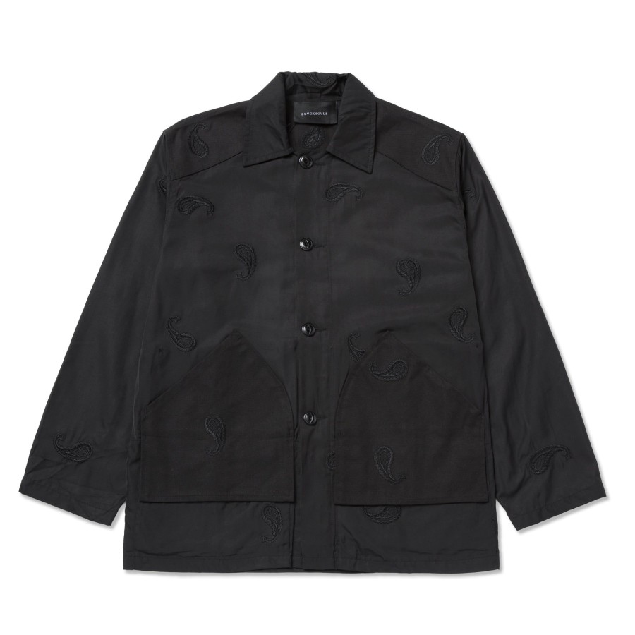 Men Black Scale Jackets | Bs X Oitc Assassins Jacket Black