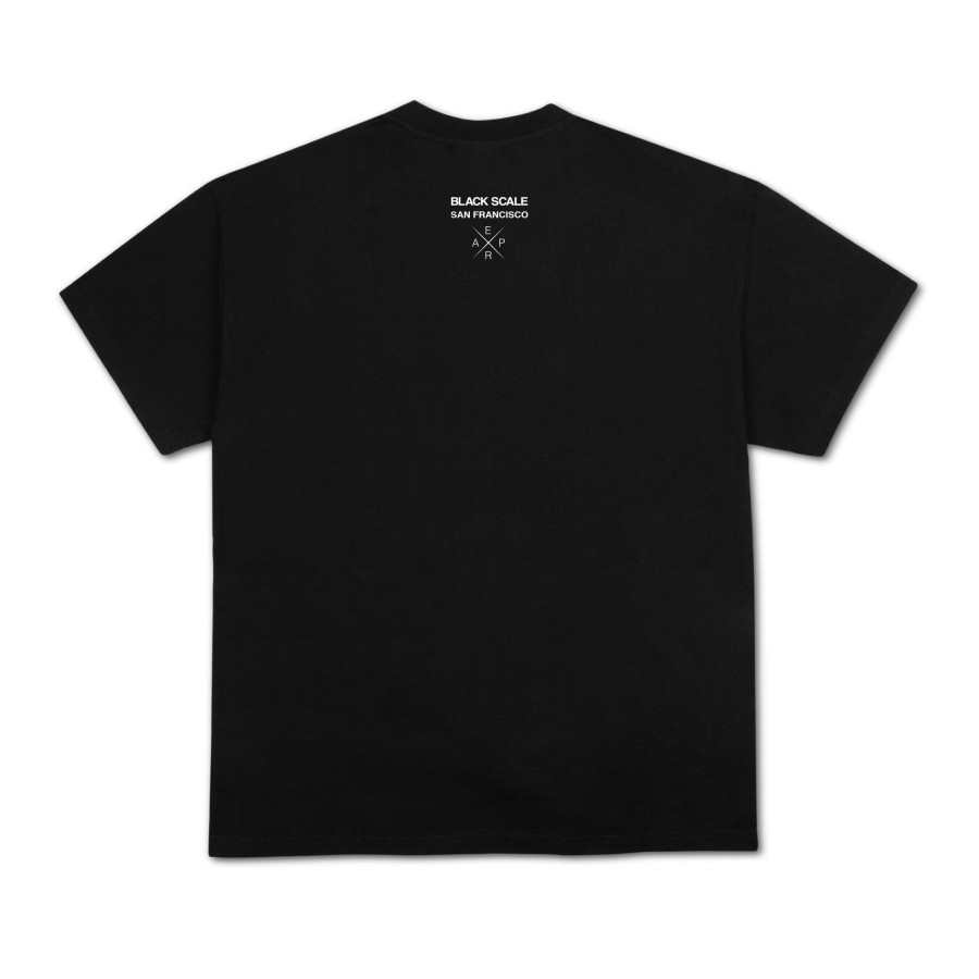 Men Black Scale T-Shirts | Bs Sf Qs Apexer S/S Tee Black