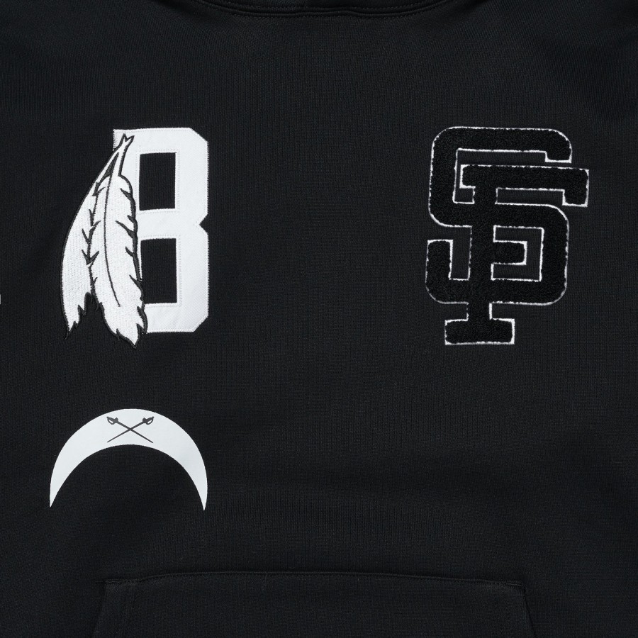 Men Black Scale Sweatshirts | Sucka Free Hooded Sweatshirt Black