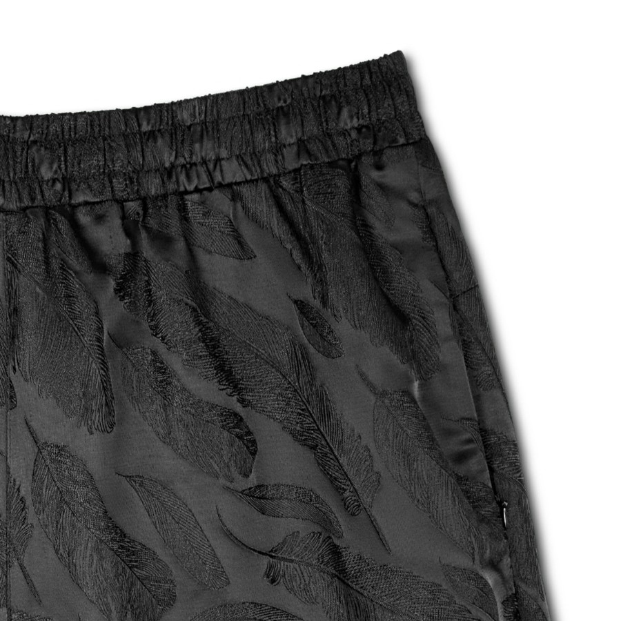 Men Black Scale Pants | Lake Como Shorts Black