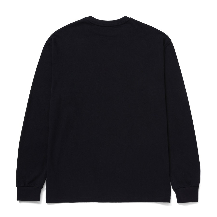 Men Black Scale T-Shirts | Bs Sf Qs Sucka Free L/S Tee Black