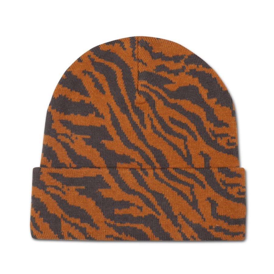 Men Black Scale Hats | Sagat Beanie Rust