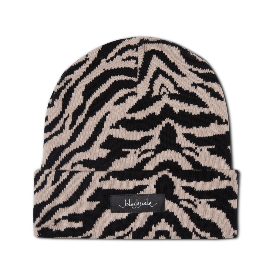 Men Black Scale Hats | Sagat Beanie Sand