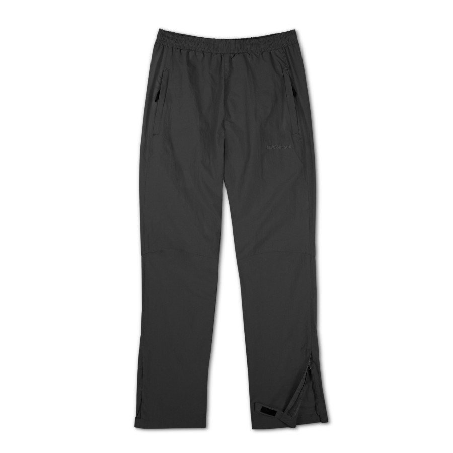 Men Black Scale Pants | Tech Side Zip Pant Gunmetal