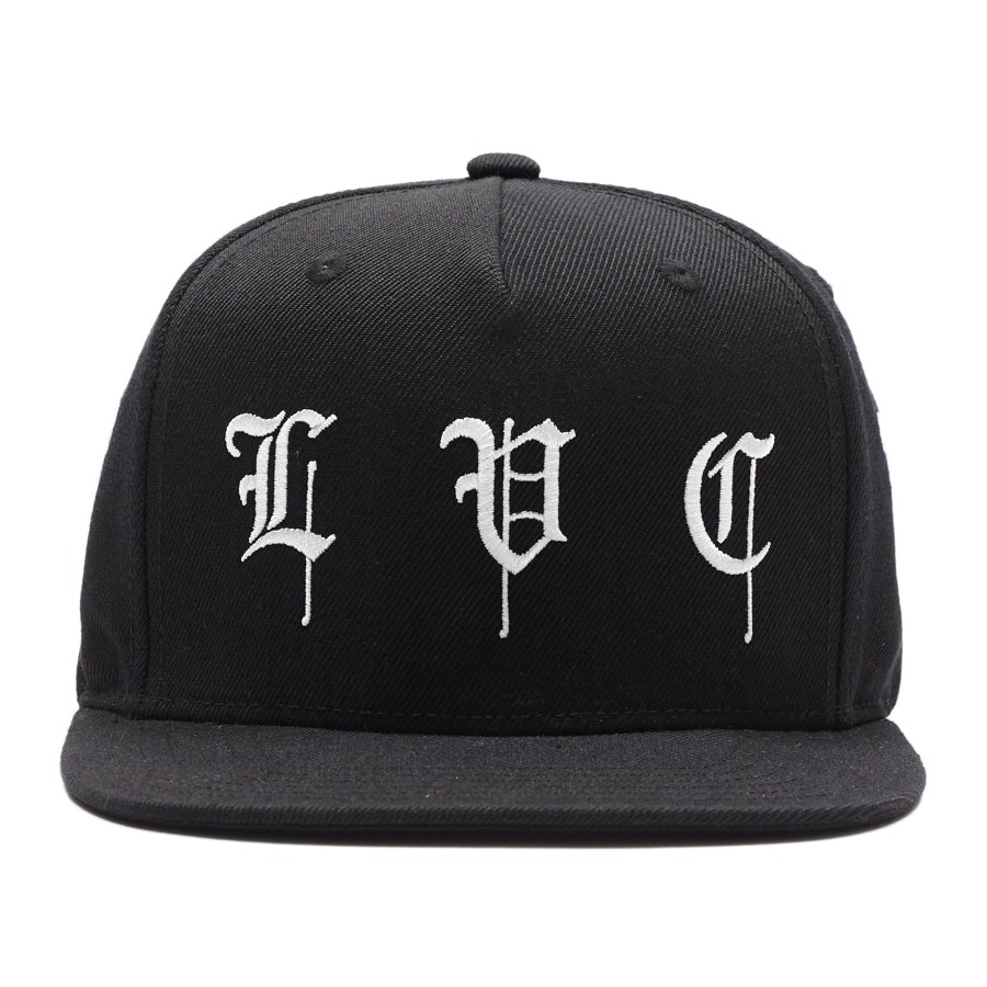 Men Black Scale Hats | Old English 5-Panel Black