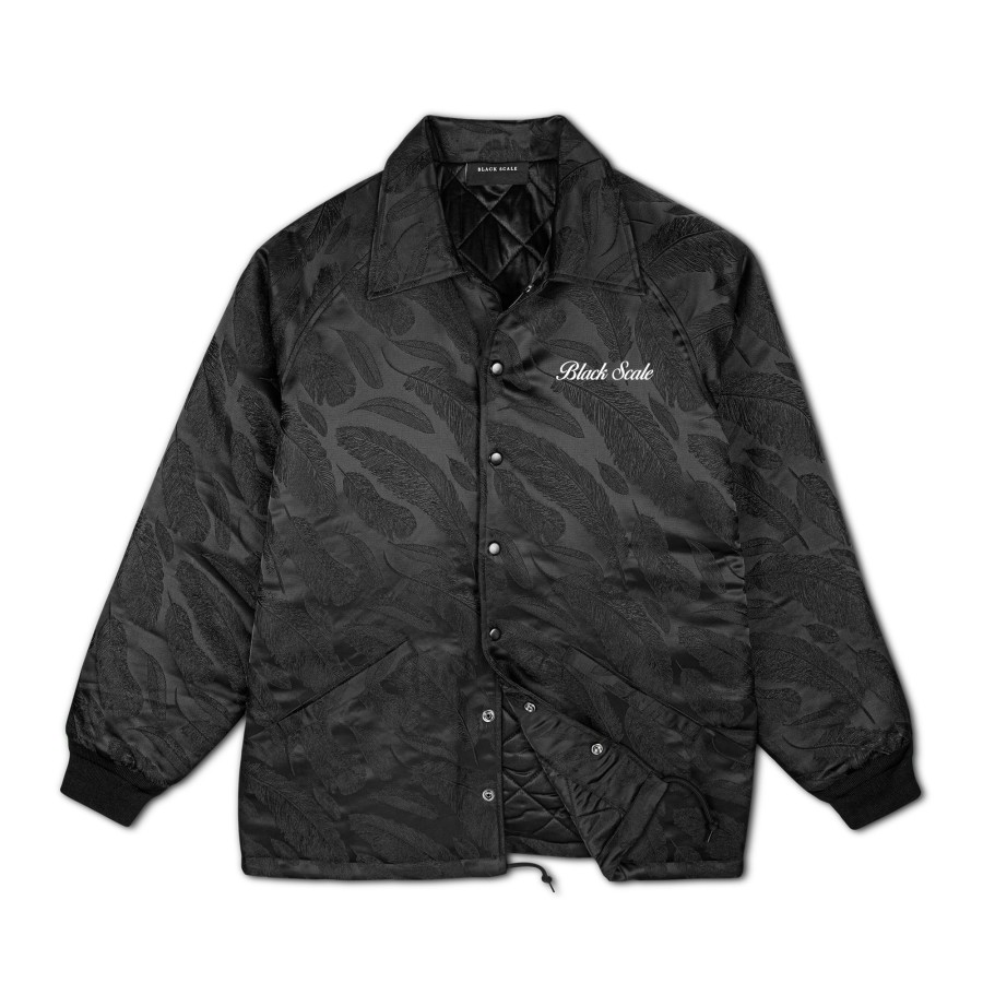 Men Black Scale Jackets | Lake Como Jacket Black