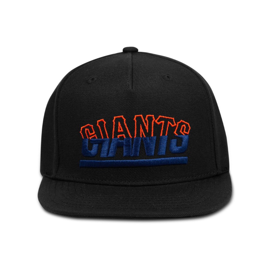 Men Black Scale Hats | Giants Qs 5-Panel Black