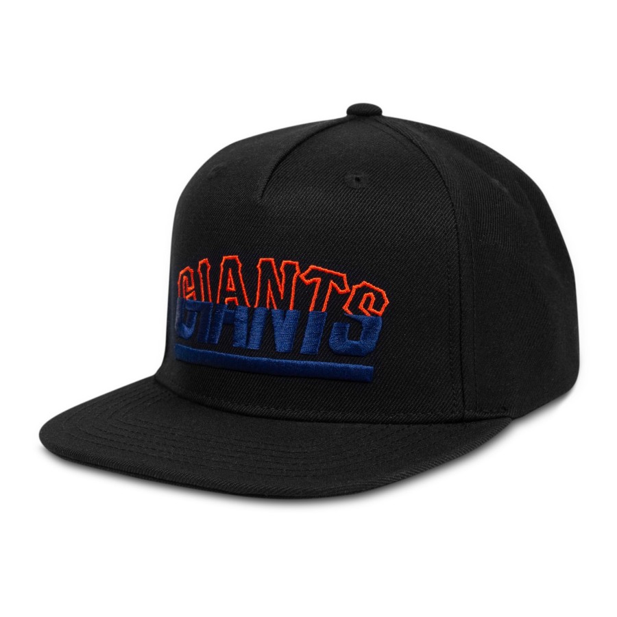 Men Black Scale Hats | Giants Qs 5-Panel Black