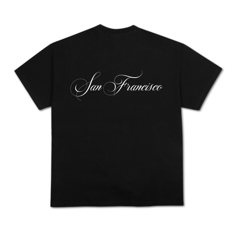 Men Black Scale T-Shirts | Bs Sf Qs Classic San Francisco S/S Tee Black