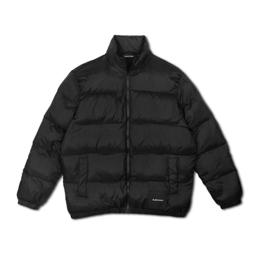 Men Black Scale Jackets | Down Jacket Black