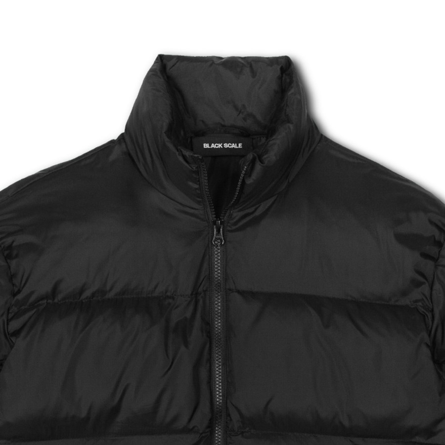 Men Black Scale Jackets | Down Jacket Black