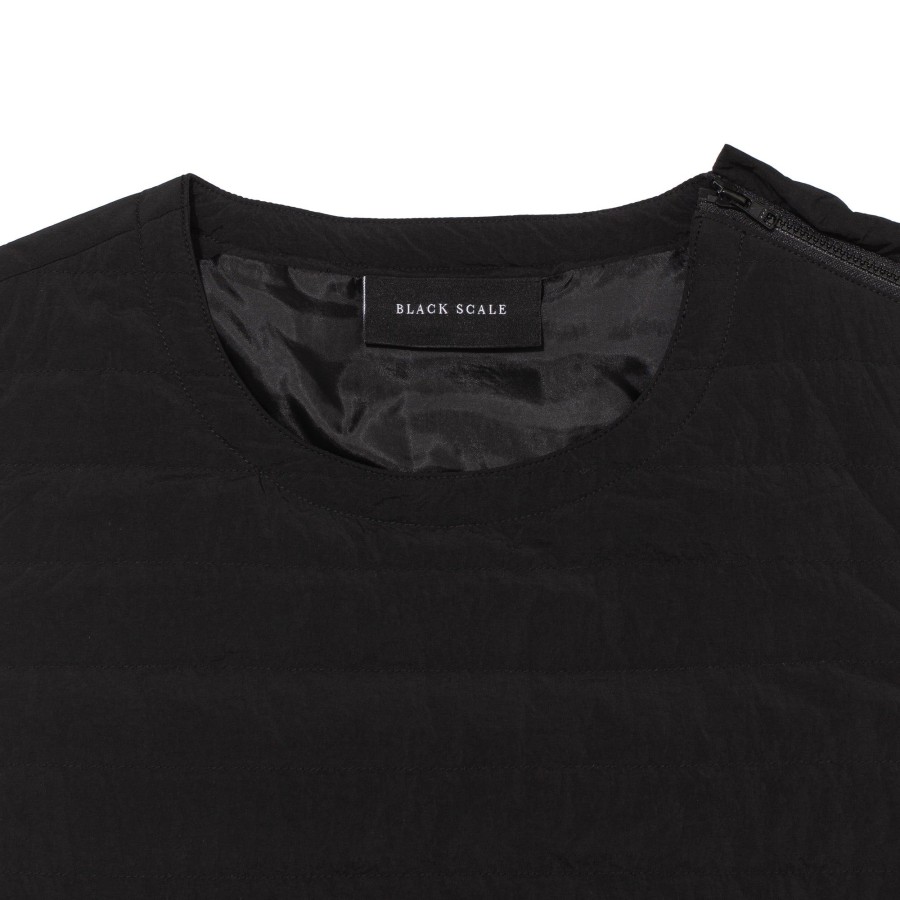 Men Black Scale Shirts & Tops | Tech Pullover Vest Black