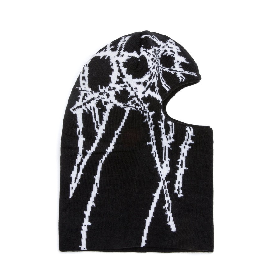 Men Black Scale Hats | Thorns Balaclava Ski Mask Black